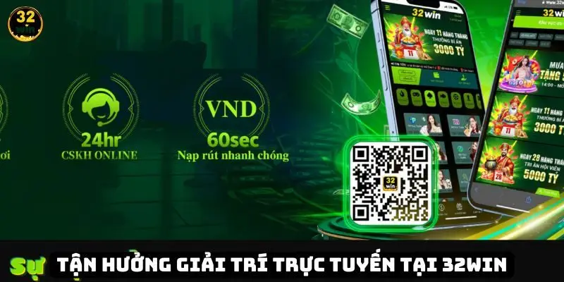 Tận hưởng những ván chơi giải trí trực tuyến tại sân chơi casino 32WIN