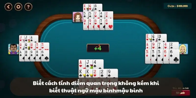 Biết cách tính điểm quan trọng không kém khi biết thuật ngữ mậu binh Biết cách tính điểm quan trọng không kém khi biết thuật ngữ mậu binh